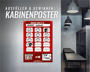 Aktion: Kabinenposter