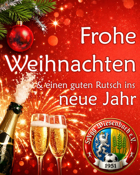 Frohe Weihnachten und einen guten Rutsch ins neue Jahr